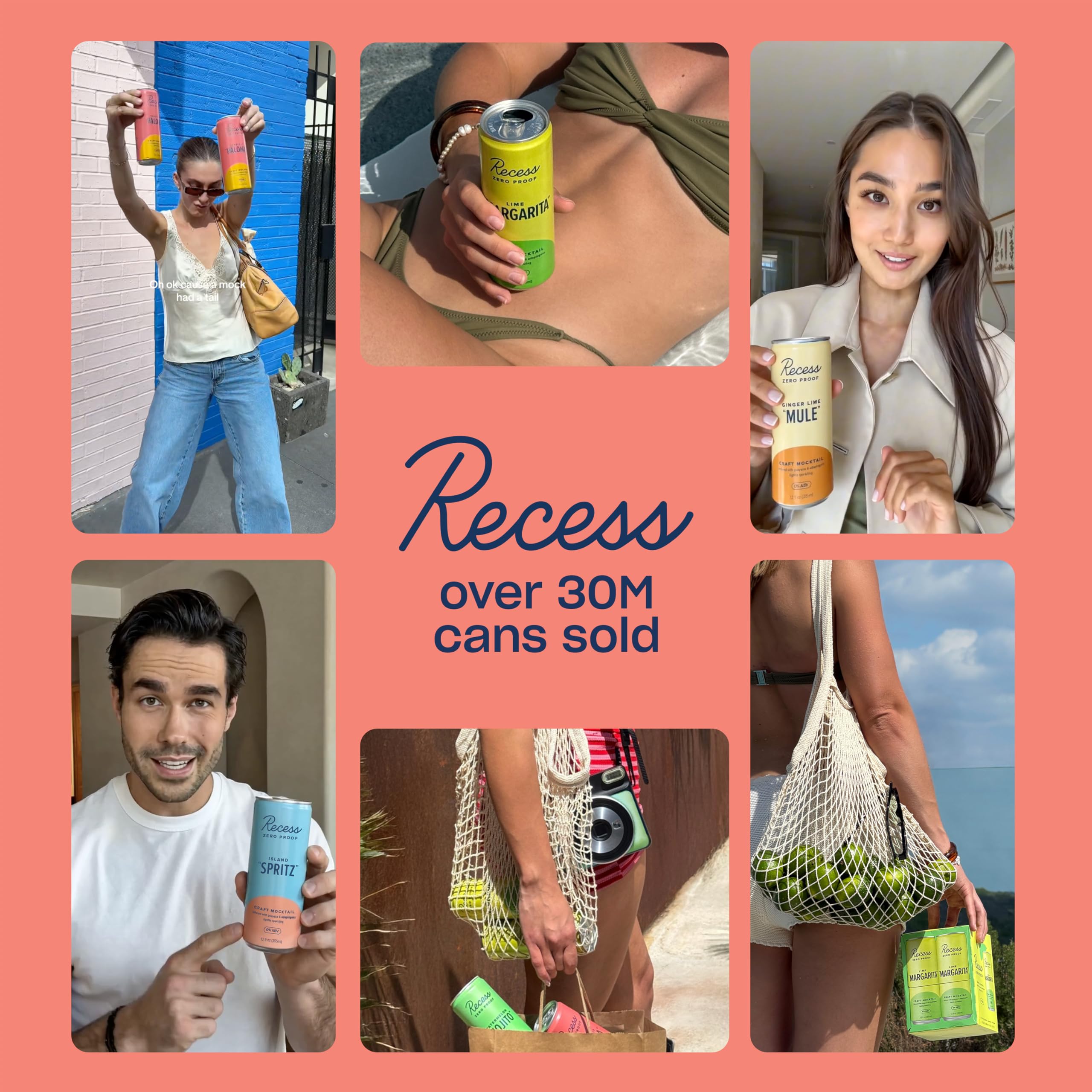 Recess at a small party scene, offers alcohol-free option for hosts