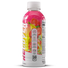 RECOV3R 180 pouring texture display with coconut water blend and easy hydration benefit