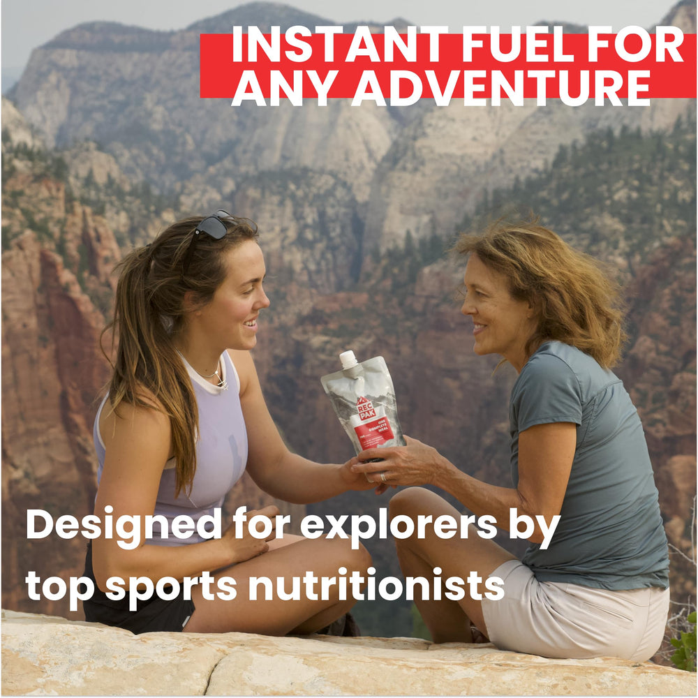 RecPak nutrition label close-up with macros visible for informed fueling benefit