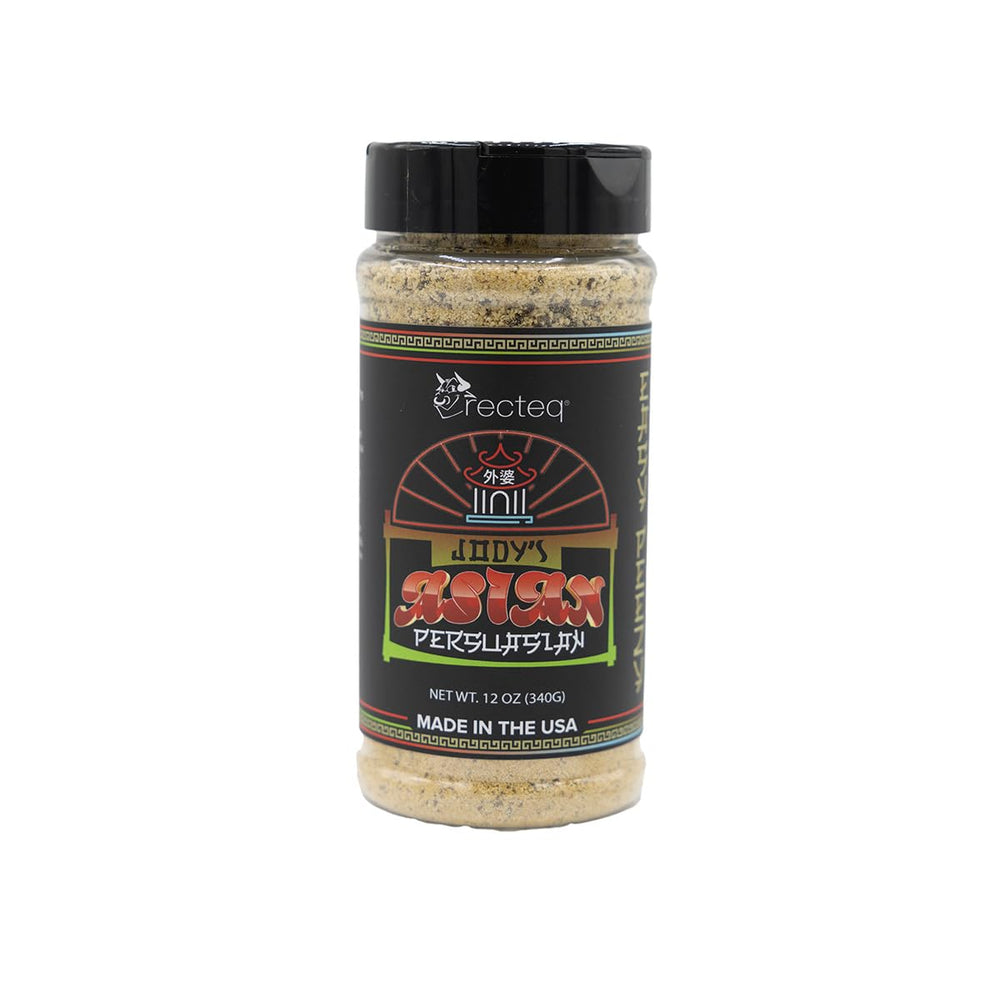 recteq front packaging showing jar and bold Asian-inspired label for easy selection