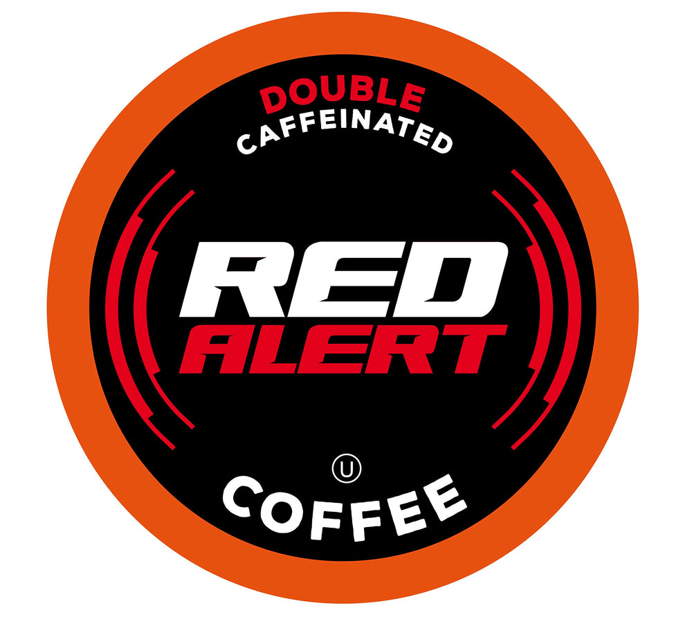 Red Alert front packaging showing 40-count pack and bold branding for convenience