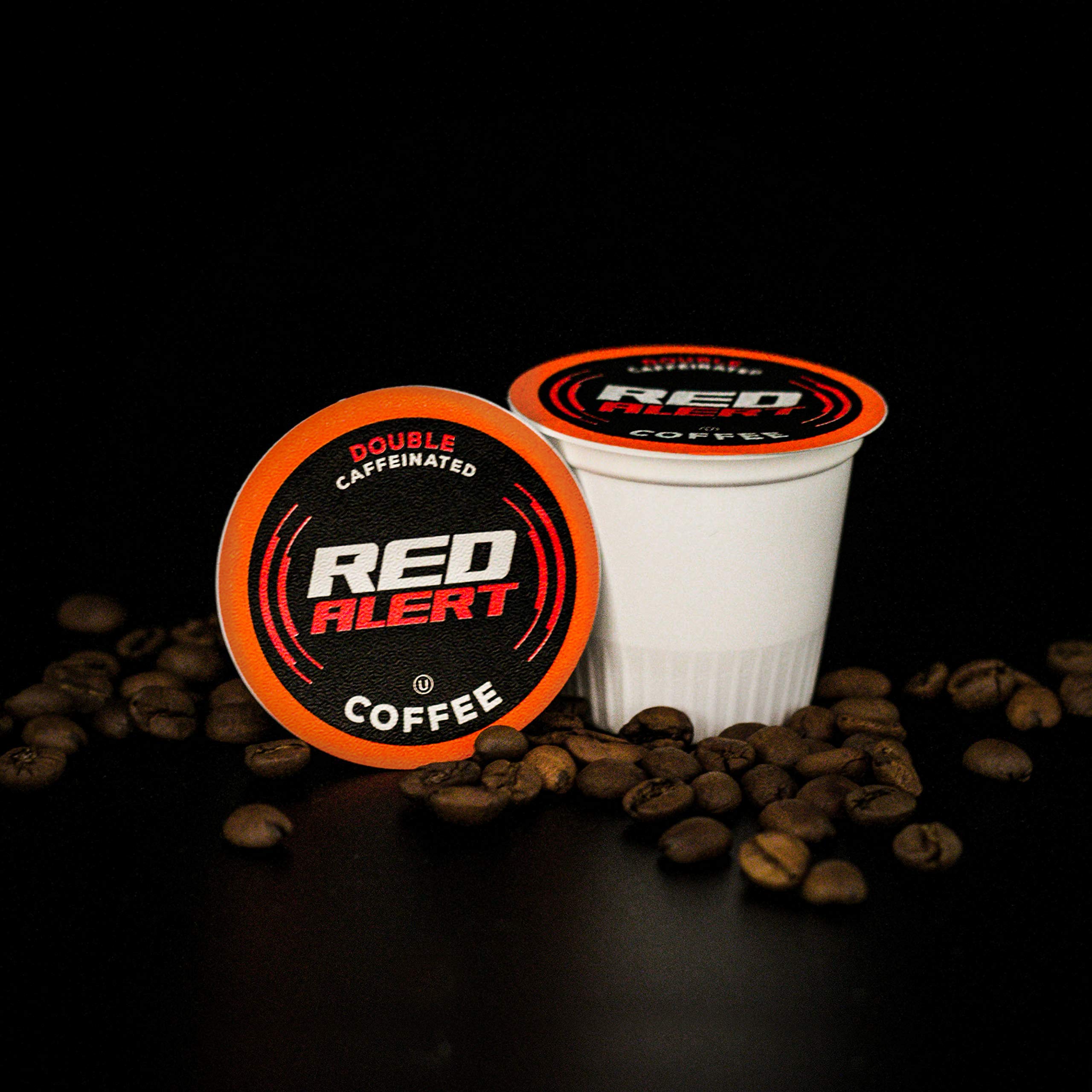 Red Alert pod components separated for recycling showing eco-conscious disposal