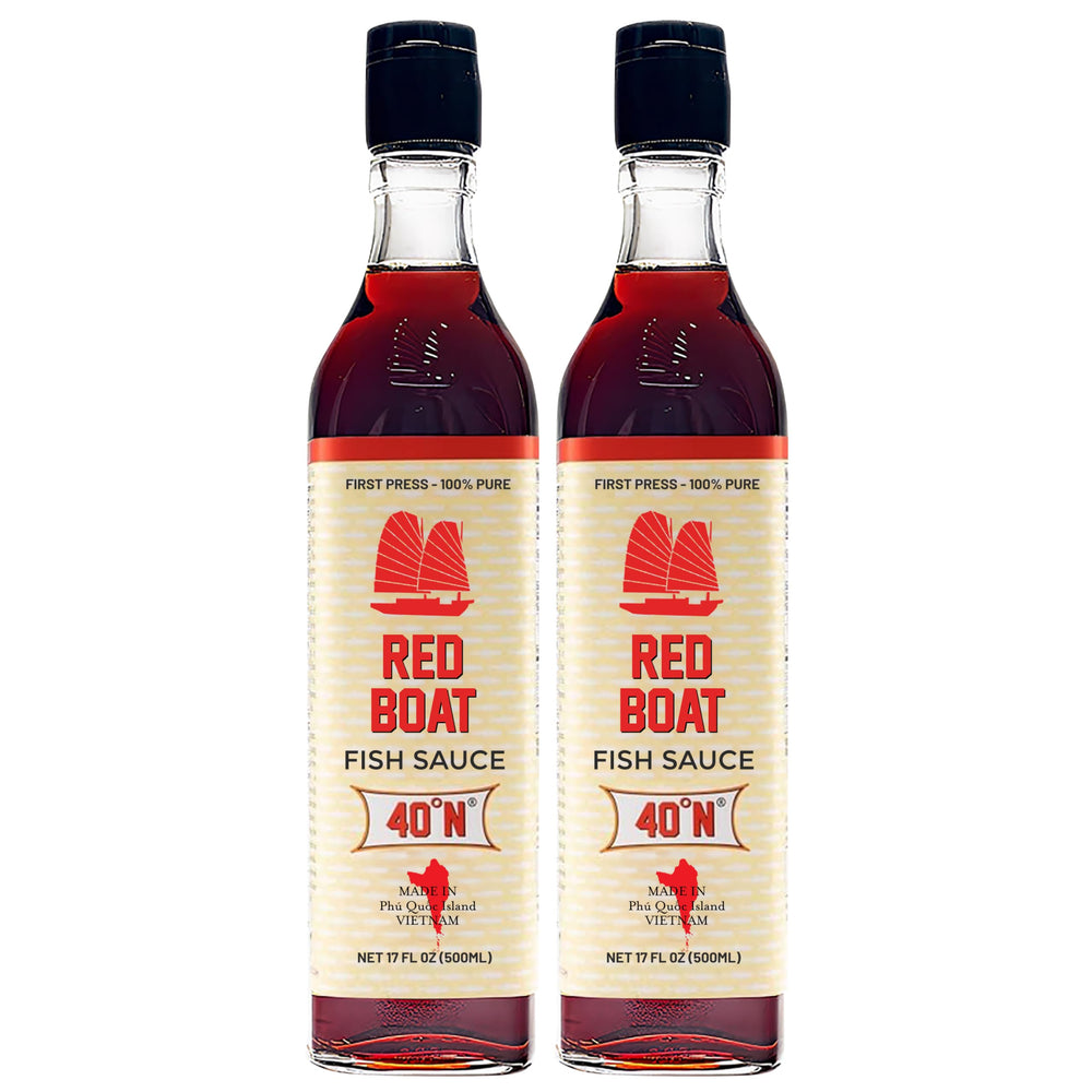 Red Boat front bottle showing clean label and premium packaging benefit