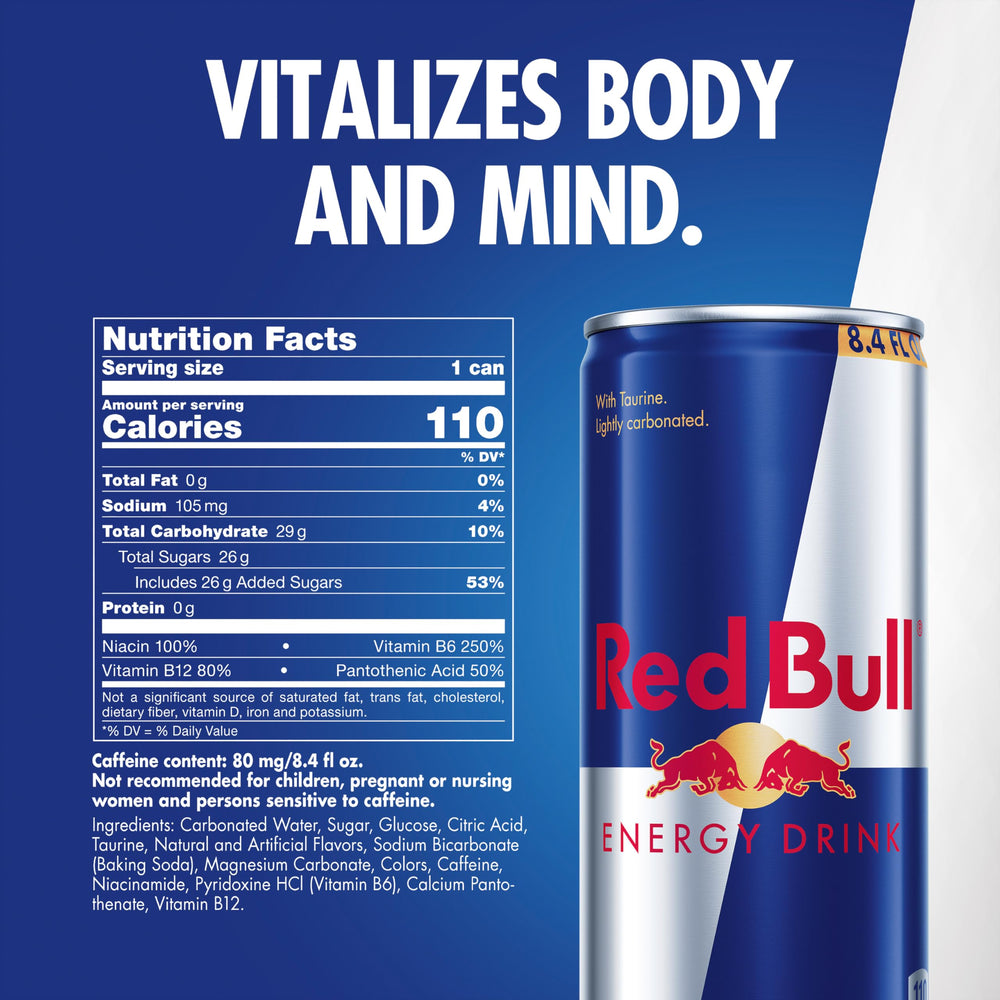 Red Bull can top opening closeup emphasizing portable convenience