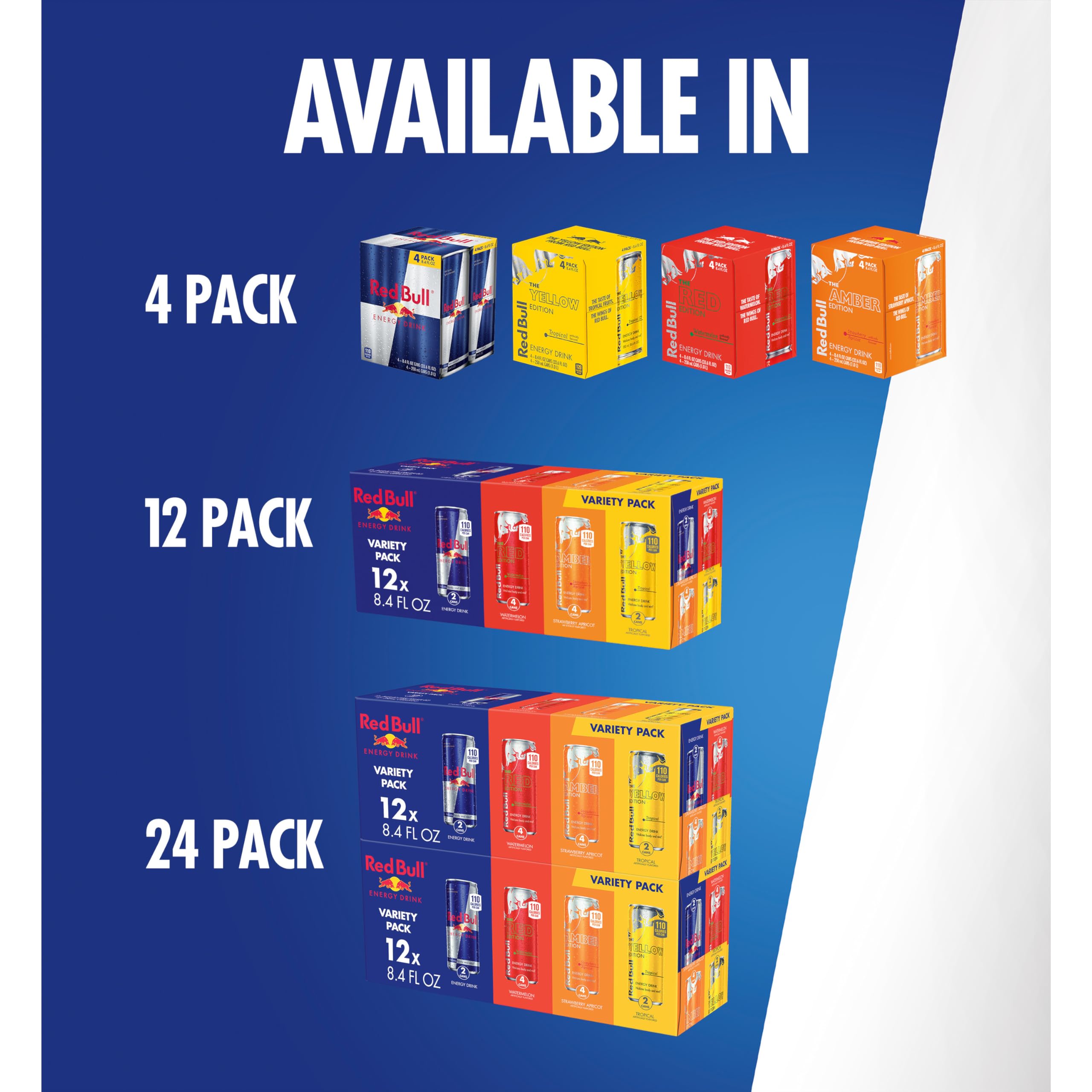 Fridge stocked with Red Bull cans in a lifestyle scene for party or daily prep convenience