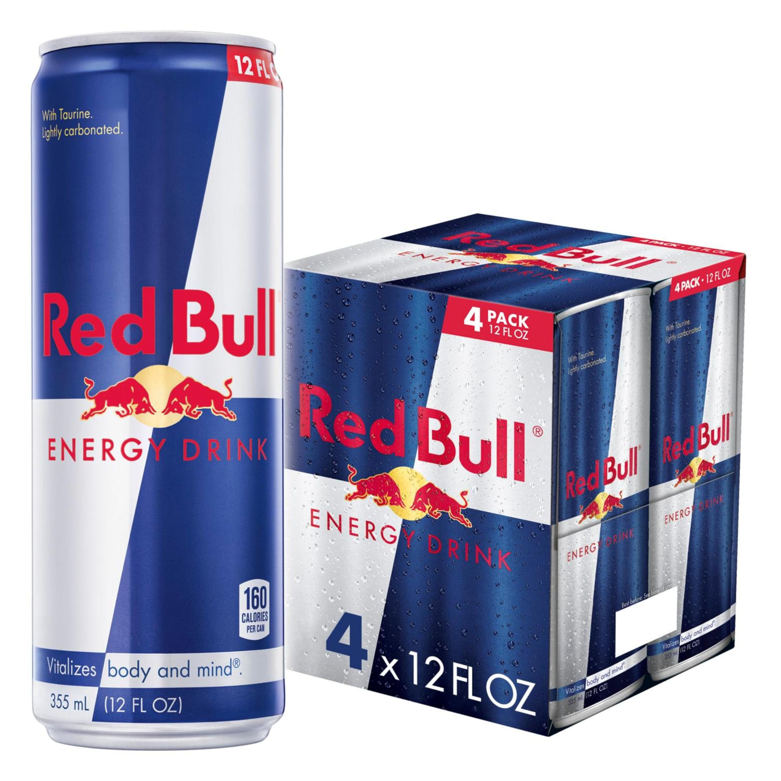 Red Bull front can view showing Sugarfree branding and convenient energy boost