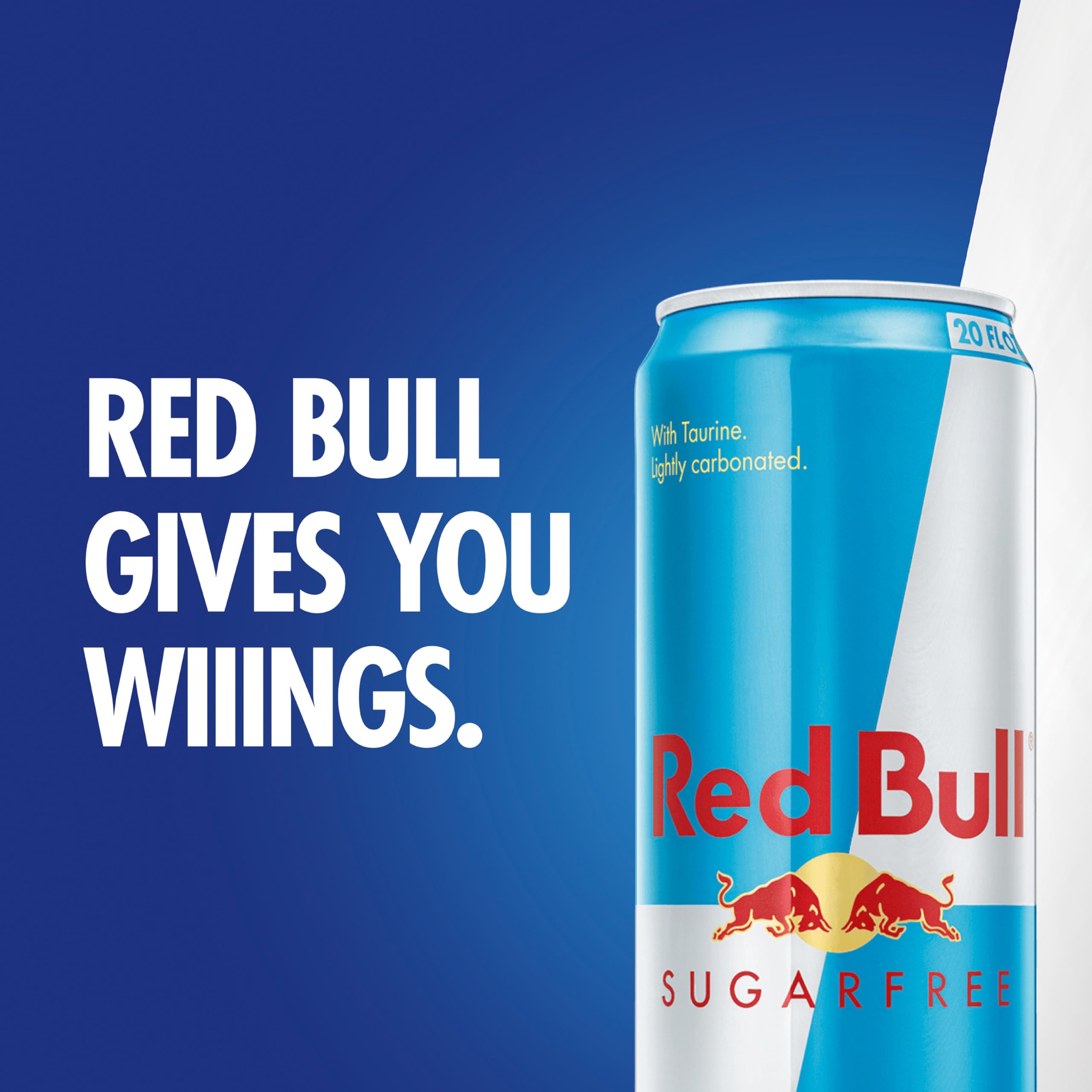 Red Bull Sugarfree stocked in energy-efficient cooler showing reduced energy use