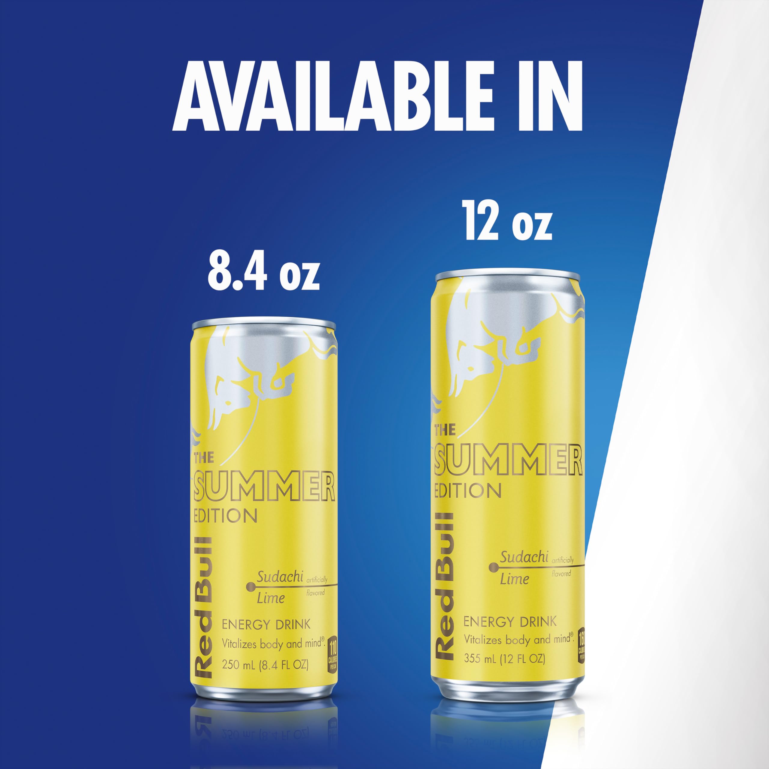 Red Bull recyclable aluminum can label showing sustainability benefit