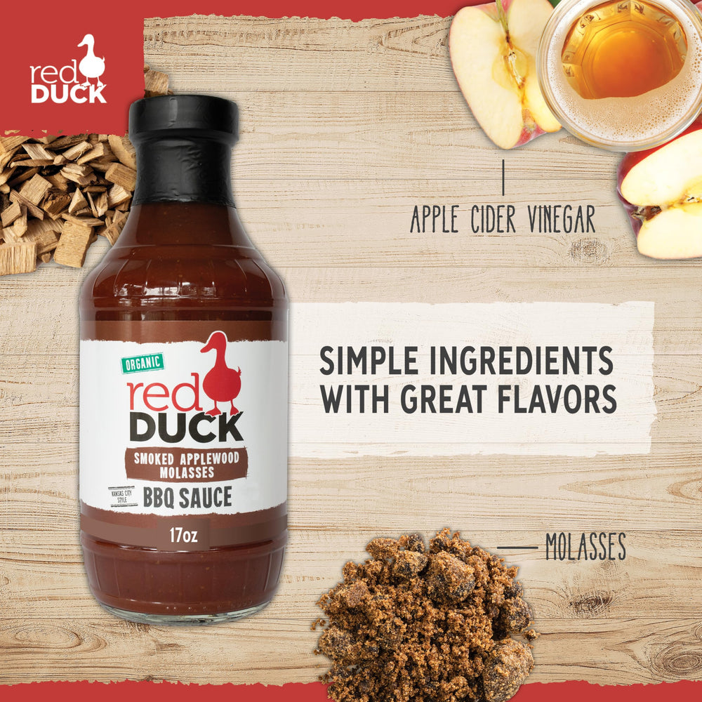 Red Duck close-up label highlighting ingredients and clean-label benefit