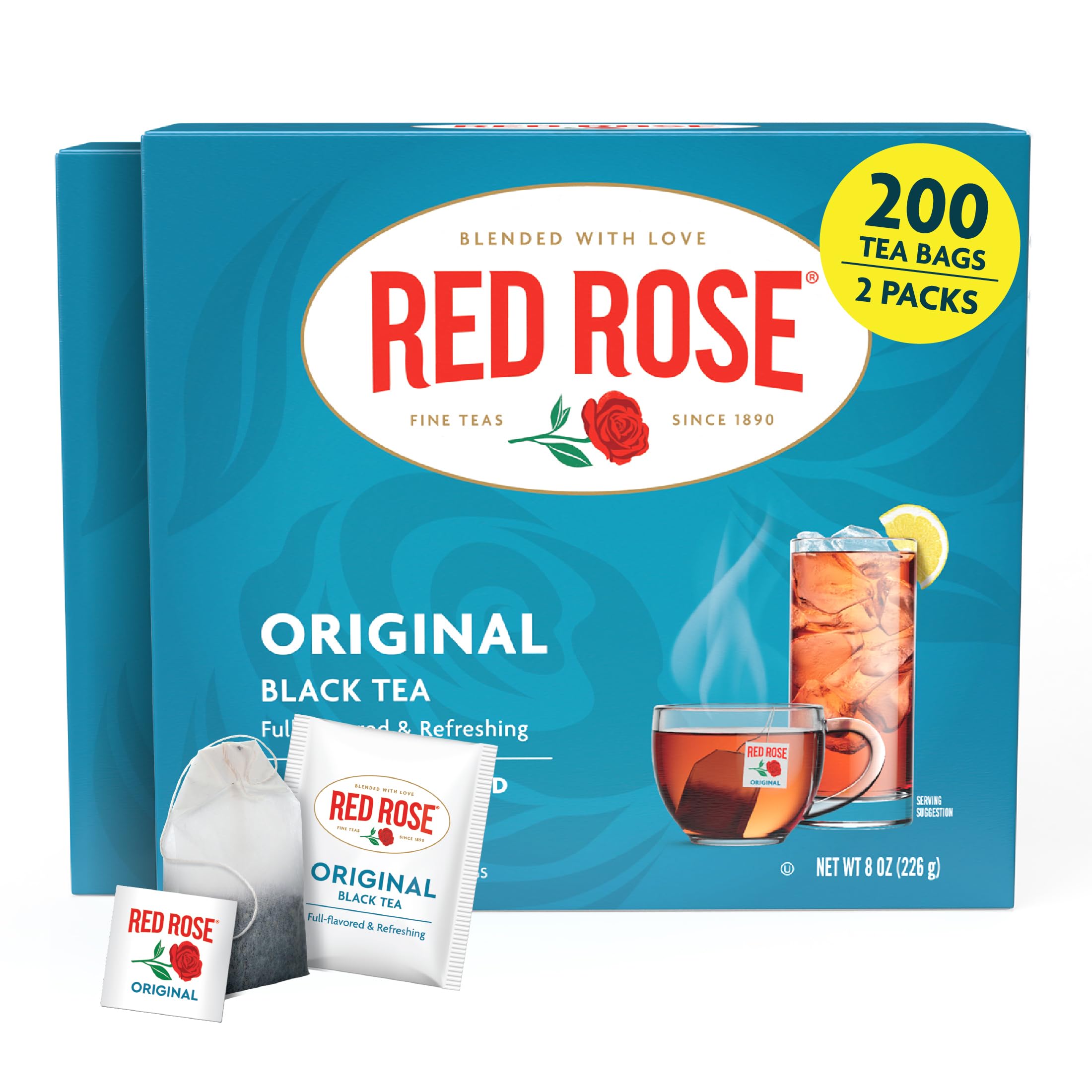 Red Rose front packaging showing two boxes and clear brand for confident pantry stocking