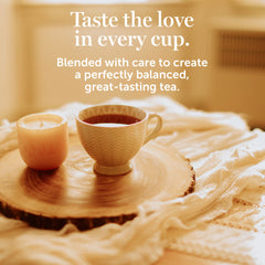 Red Rose open box with K-Cup beside brewed mug showing easy preparation