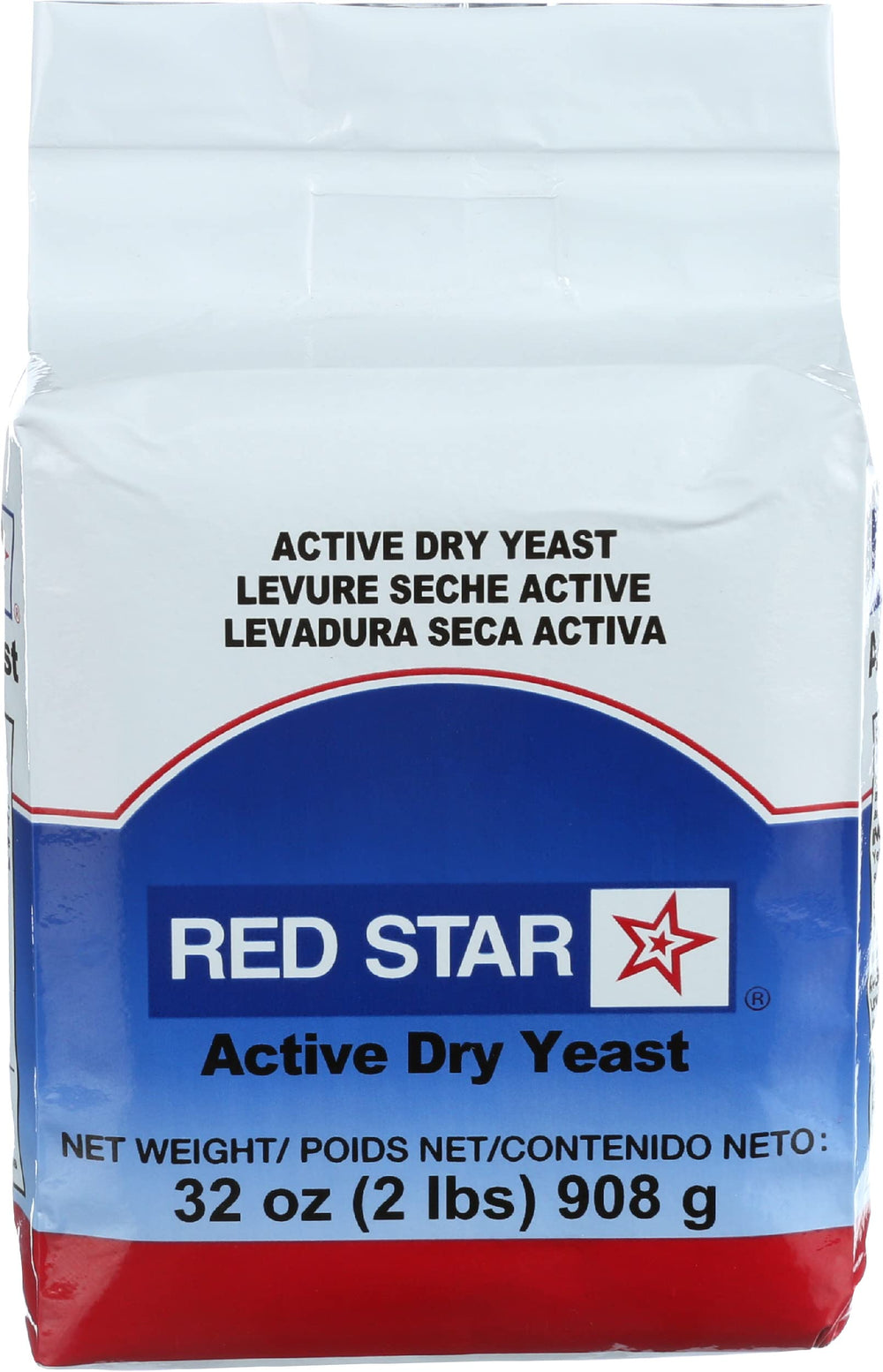 red star front packaging 32oz showing vacuum-sealed pouch and label, reliable supply