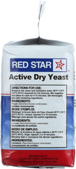 red star in kitchen dough rising on counter illustrating active yeast performance and better bread volume