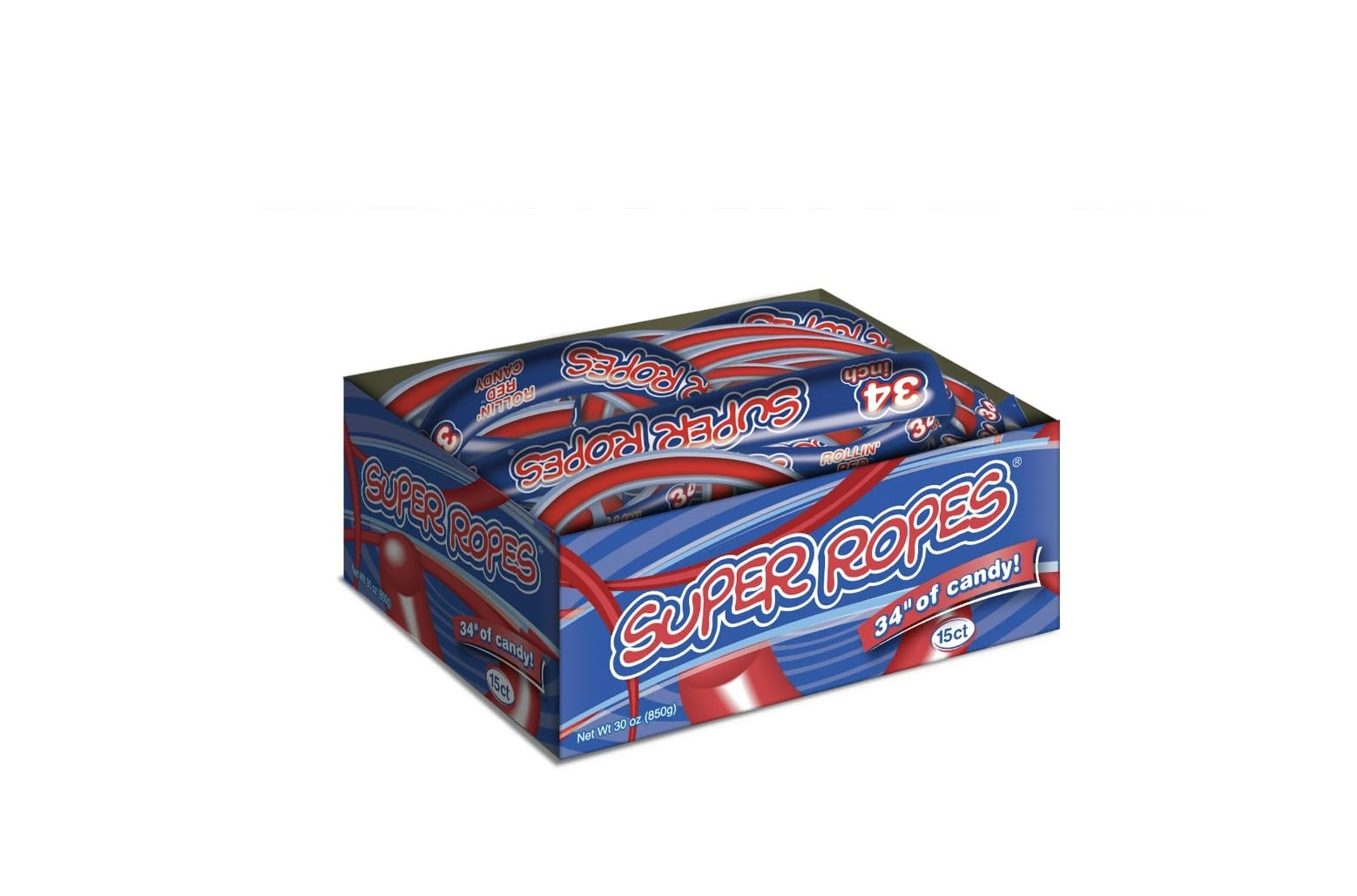 Red Vines ropes in a party display for sharing and event appeal