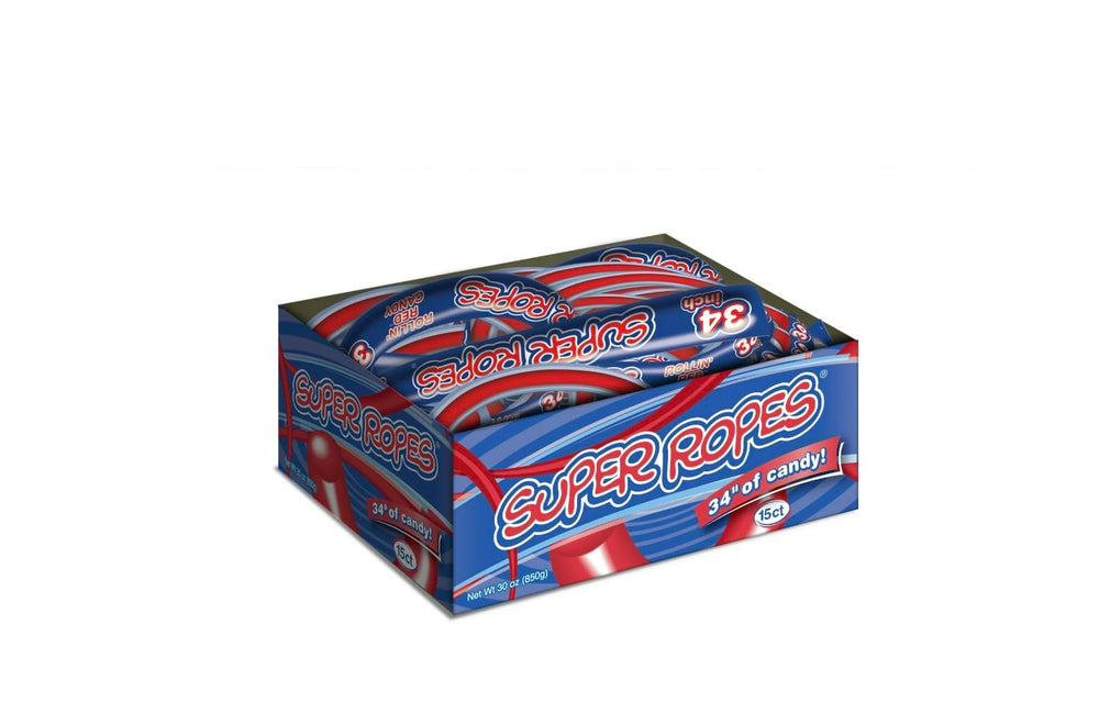 Red Vines ropes in a party display for sharing and event appeal