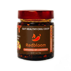 Redbloom jar front label showing premium branding and product identity benefits