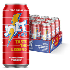 REDCON1 JOLT Cola front can showing branding and 200mg caffeine benefit