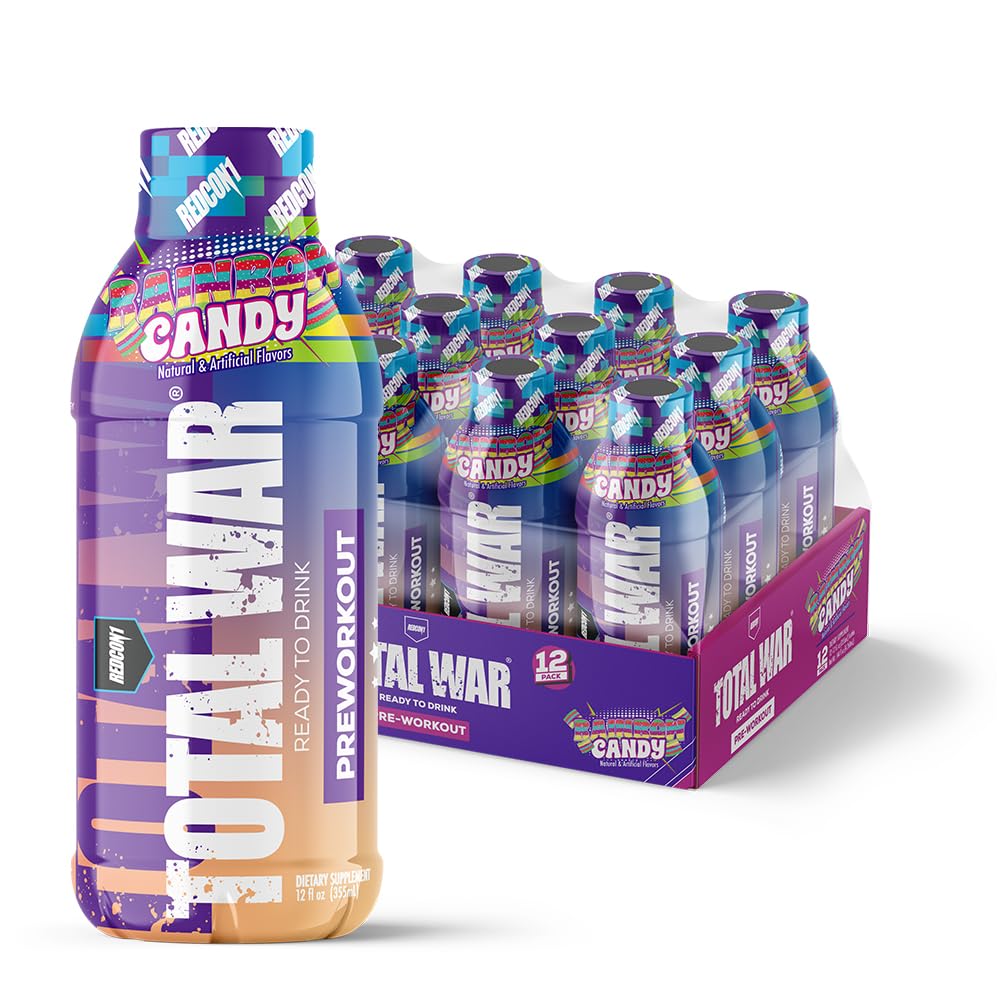REDCON1 Total War front can image showing bold label and ready-to-drink convenience