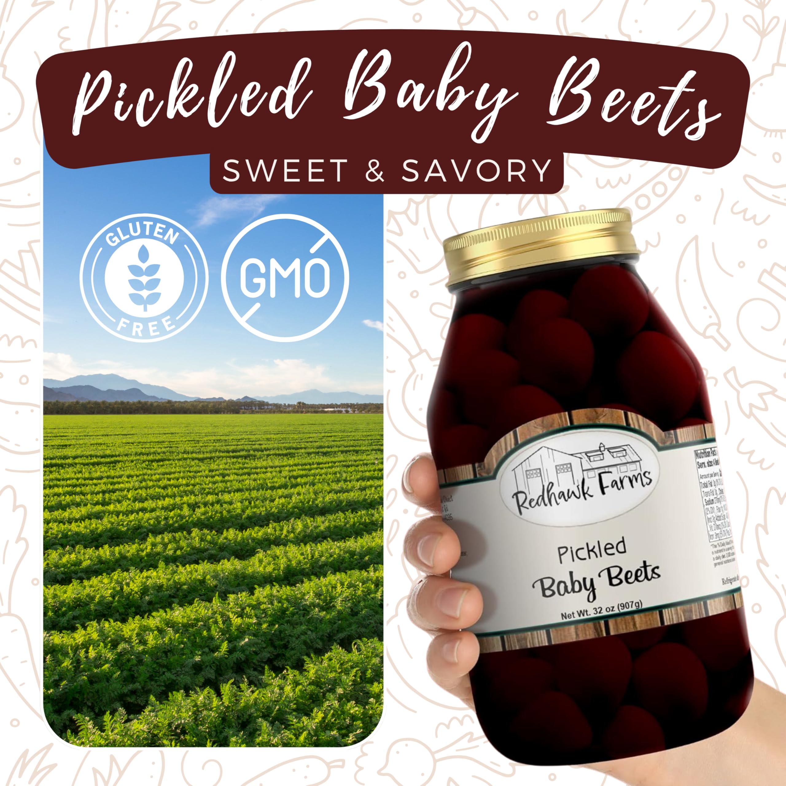 Redhawk Farms label close-up highlighting ingredients and small-batch craftsmanship benefit clarity