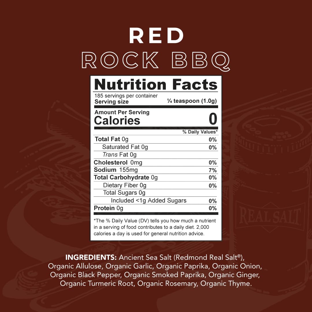 REDMOND bottle open with visible mineral rich Real Salt granules for authentic flavor