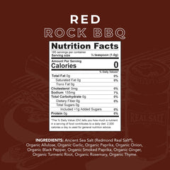 REDMOND bottle open with visible mineral rich Real Salt granules for authentic flavor