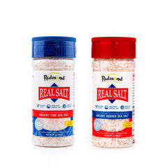 REDMOND fine shaker front view showing clear label and pour benefits