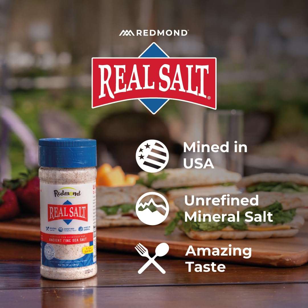 REDMOND salt granules texture close-up highlighting mineral-rich appearance