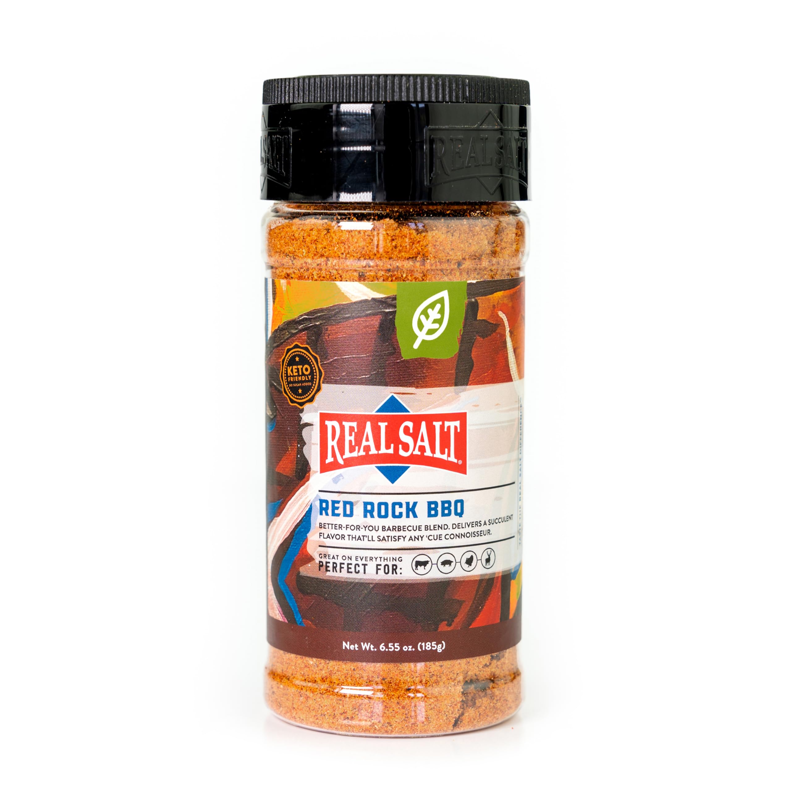 REDMOND front packaging showing clear label and natural seasoning benefits