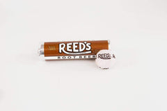 Reed's close-up of candy surface highlighting kettle-made texture and buttery richness