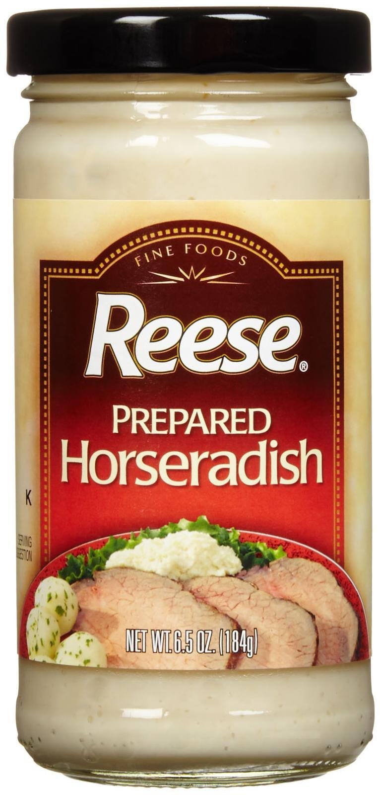 Reese jar front packaging showing label and 6.5 oz size for pantry convenience