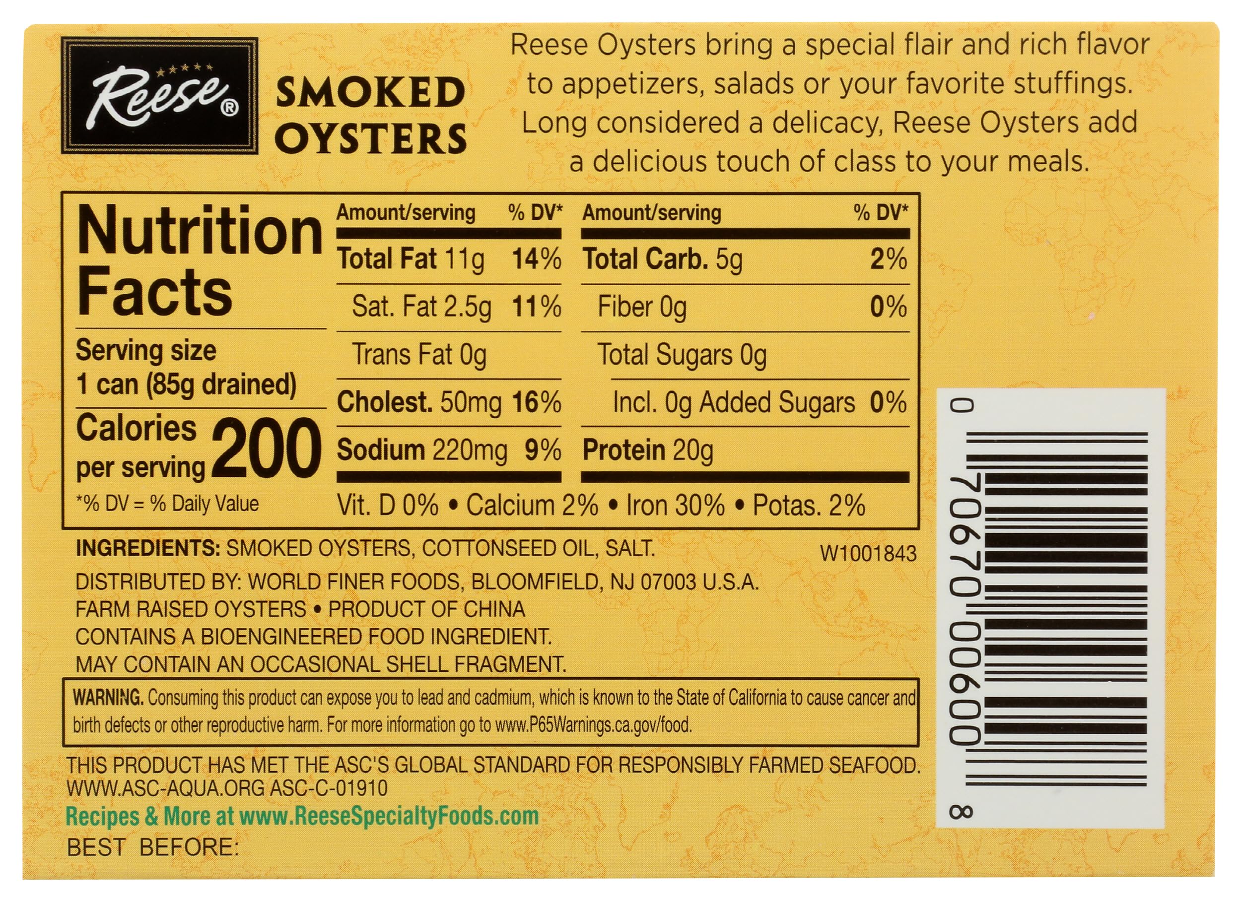 Reese close-up of oyster texture and glossy oil — tender mouthfeel highlighted