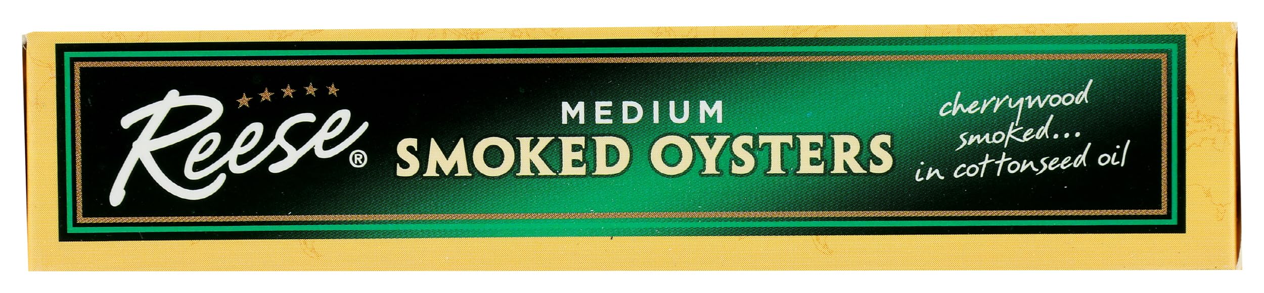 Reese smoked oysters plated on crackers with lemon — quick entertaining option