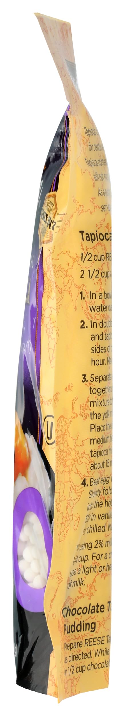 Reese pearls next to measuring spoon for portion control and easy recipe scaling