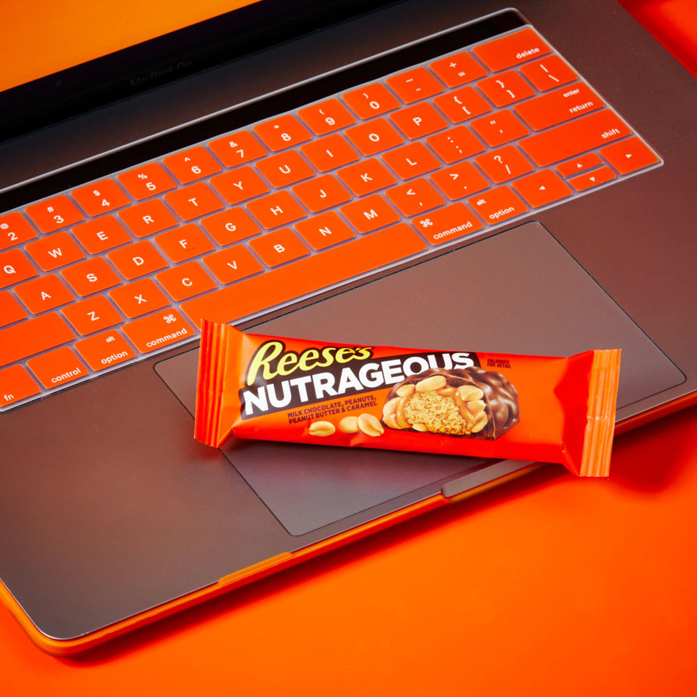 Reese's individually wrapped bar highlighting convenience and freshness