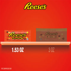 Reese's close-up of a single sealed bag highlighting portable portion convenience