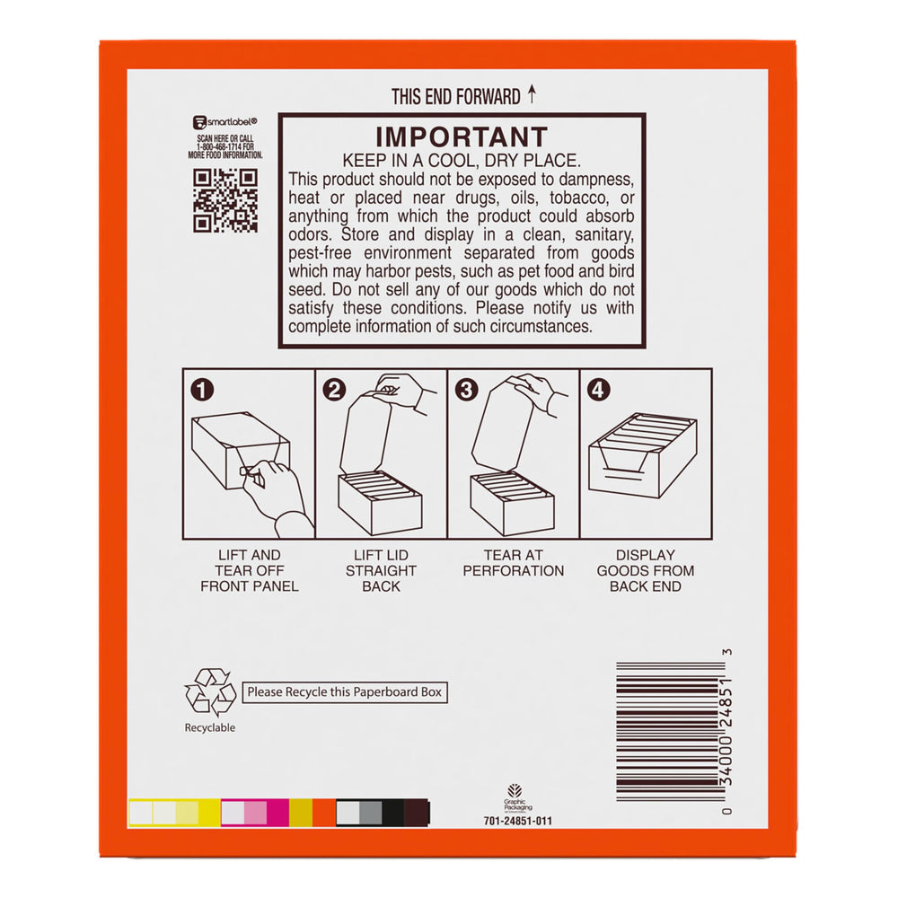Reese's open bulk box with stacked bags showing easy storage and event-ready supply