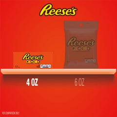Reese's Pieces in a party bowl ready to serve and brighten gatherings