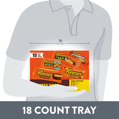 Reese's TAKE5 bar cross-section displaying layers for crunchy, salty-sweet contrast