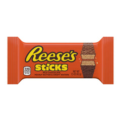 Reese's wafer cross-section close-up revealing layers and offering texture contrast