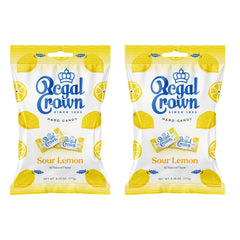 Regal Crown front packaging showing two 6.25 oz peg bags and product branding, convenient display