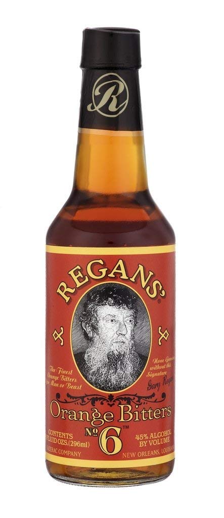 Regan's No. 6 front bottle view showing full 10-ounce size and pourer benefit