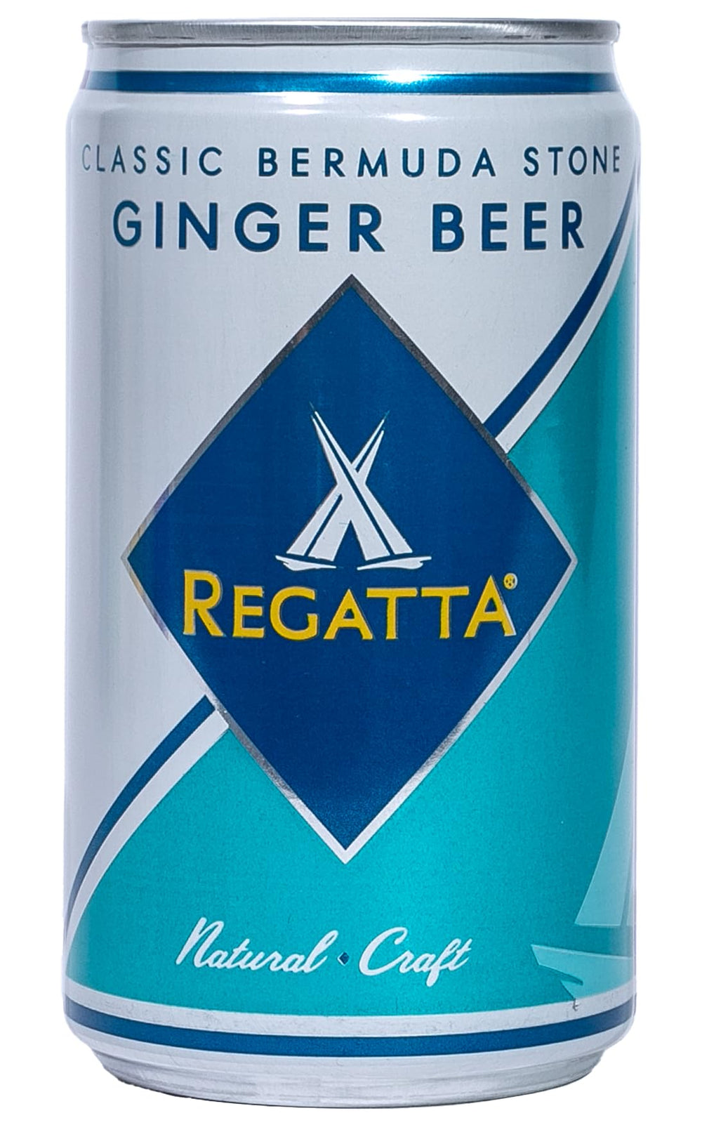 Regatta slim can front view showing branding and premium design benefit