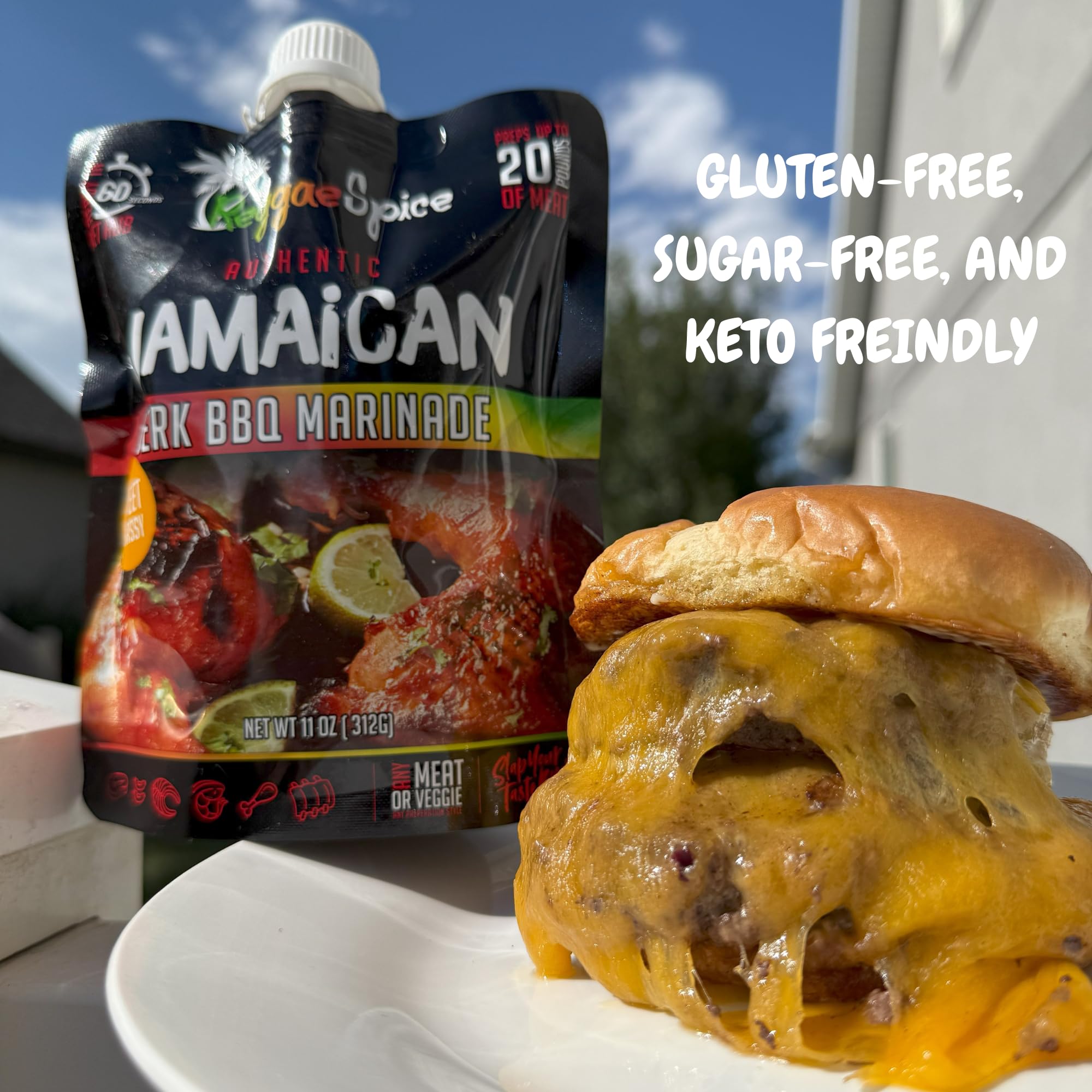 Reggae Spice nutrition and ingredient label view, transparency for dietary needs