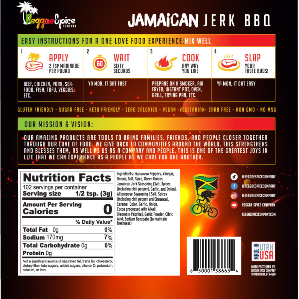 Reggae Spice plated grilled fish with sides showing quick weeknight meal boost