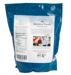 Relative Foods powder texture close-up demonstrating fine, free-flowing quality