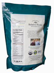 Relative Foods close-up of millet flour texture highlighting whole-grain quality