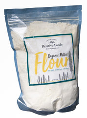 Relative Foods front packaging showing 3 lb bag and gluten-free label benefit
