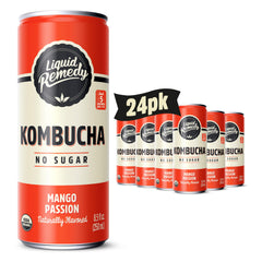 Remedy front can showing Mango Passion label and vibrant colors for instant recognition