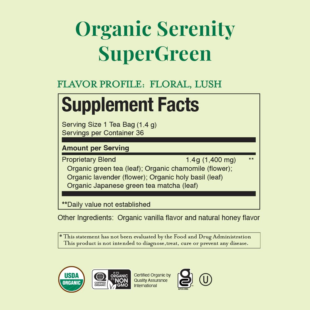 Matcha powder detail from Republic of Tea emphasizing rich green color