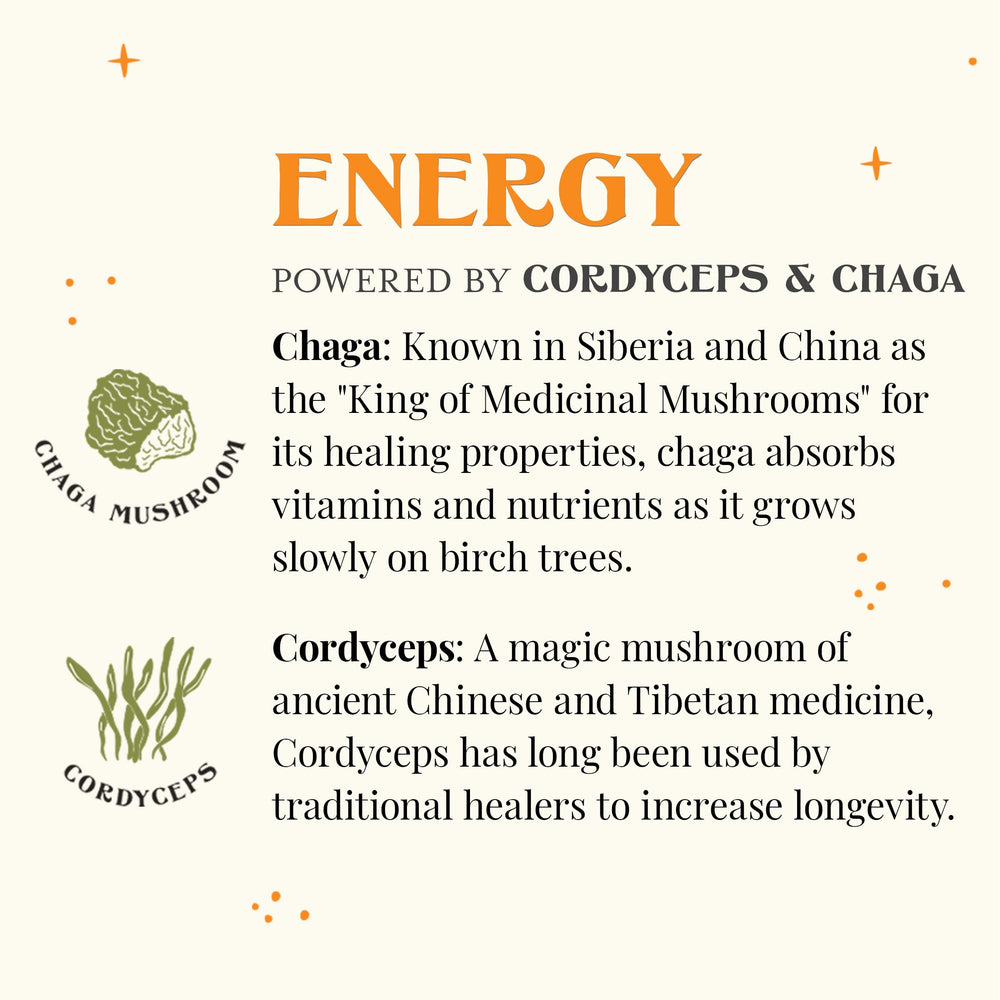 Detail shot of The Republic of Tea label listing organic ingredients and blend notes for clarity